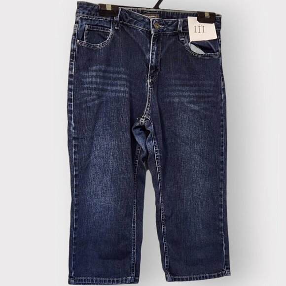 Denver Hayes Denim - DENVER HAYES WOMENS SIZE 8 BLUE JEAN CAPRIS
